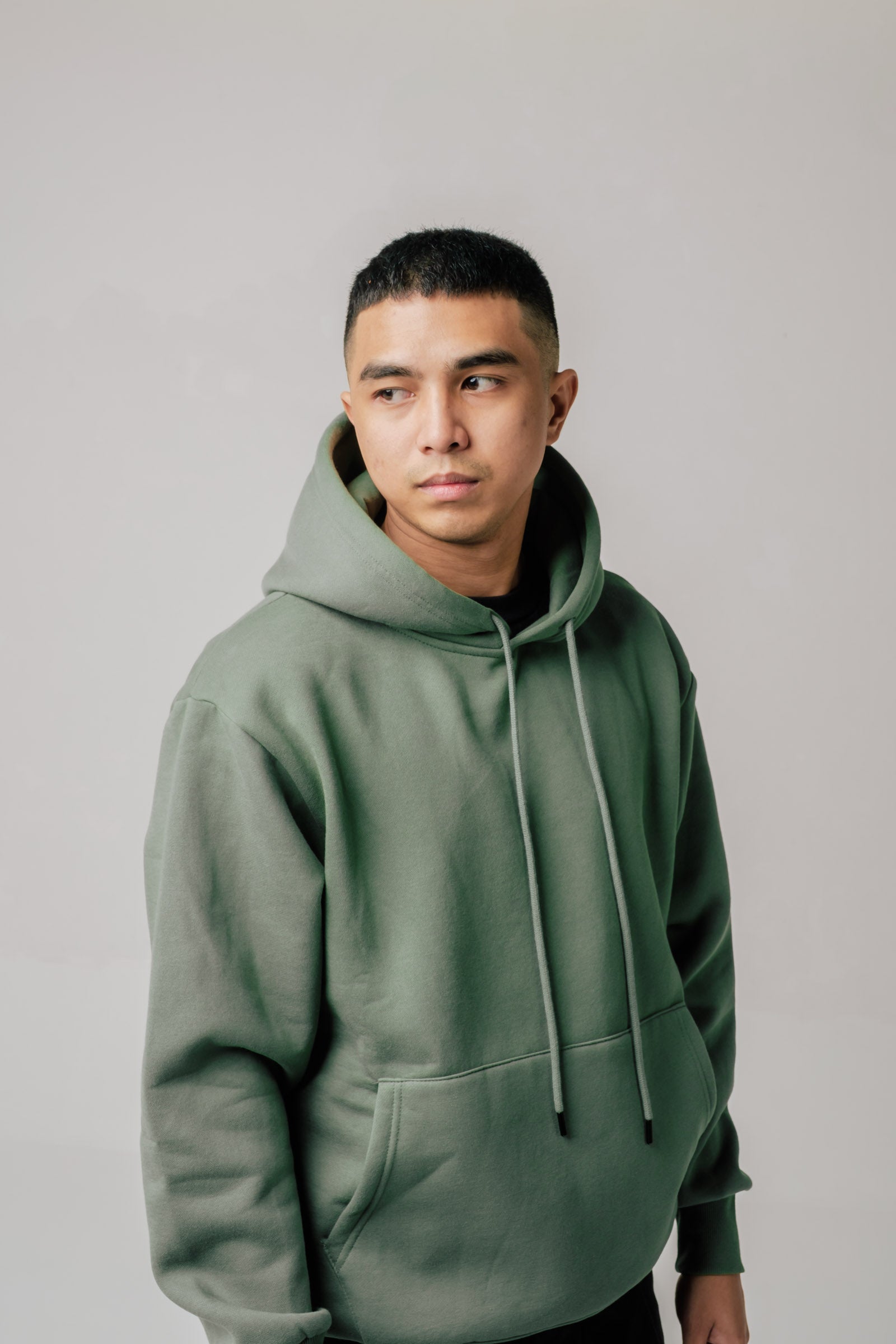 Relaxed Polyfleece Hoodie – qb