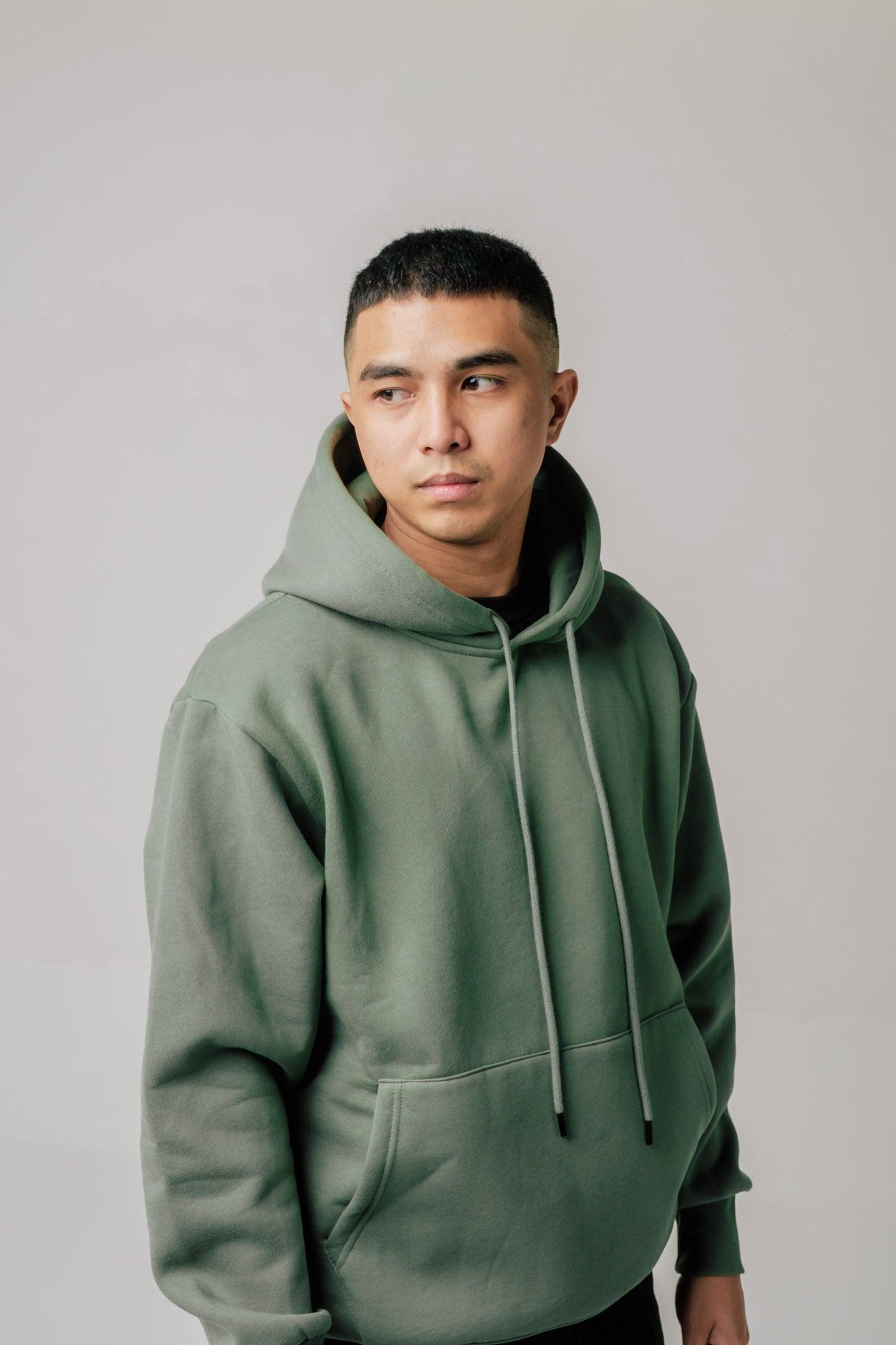 Relaxed Polyfleece Hoodie